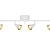 Polaris Takspotlight 110cm 4L Vit/Guld