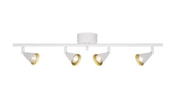Polaris Takspotlight 110cm 4L Vit/Guld