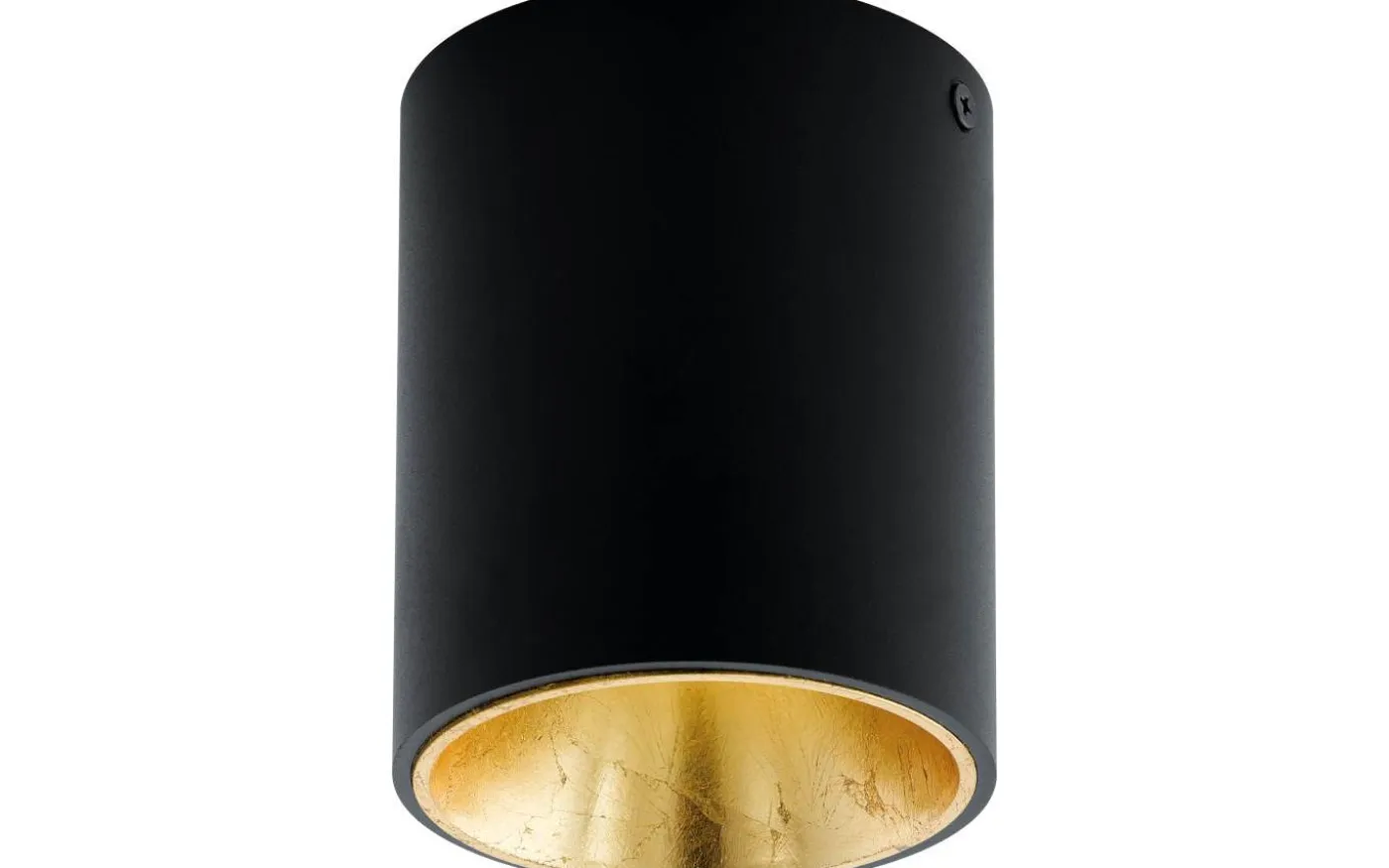 Polasso Takspotlight Ø10cm LED 3000K 3,3W Svart/Guld