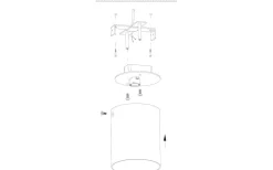 Polasso Takspotlight Ø10cm LED 3000K 3,3W Svart/Guld