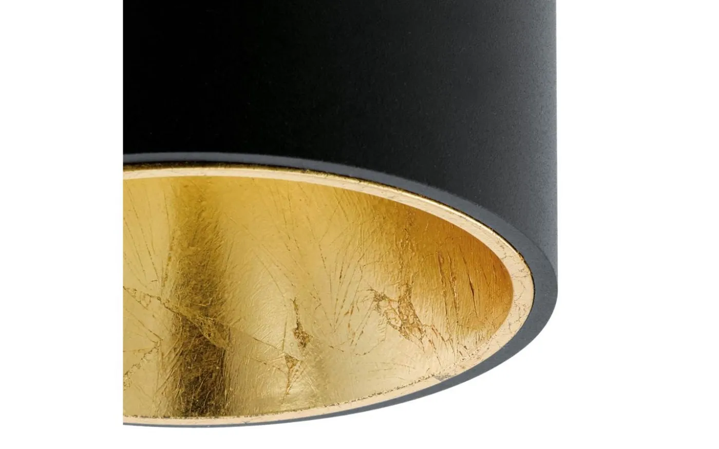 Polasso Takspotlight Ø10cm LED 3000K 3,3W Svart/Guld