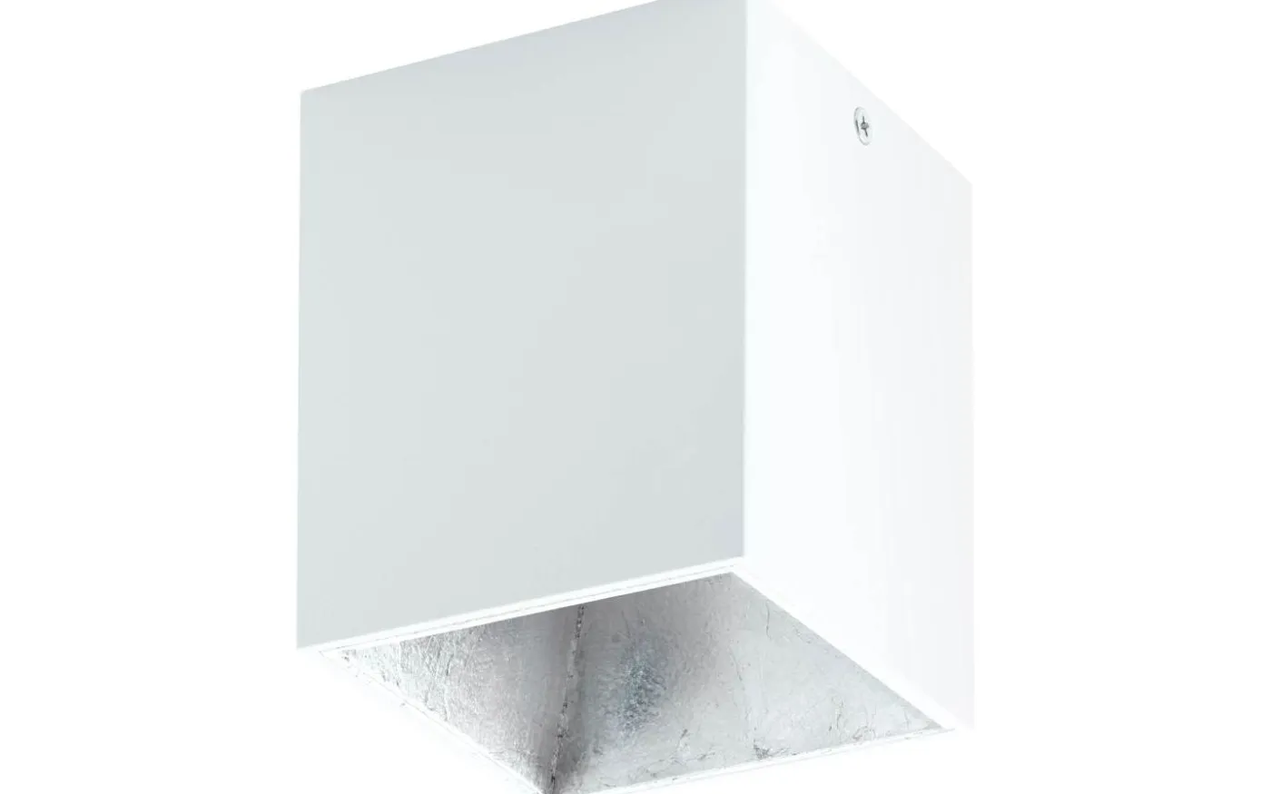 Polasso Takspotlight 10x10cm LED 3000K 3,3W Vit/Silver