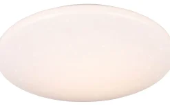 Pollux Plafond LED 37cm vit stjärnljus rörelsesensor + skymningssensor IP44