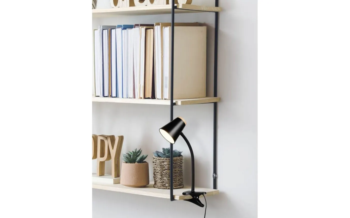 Pongo Klämlampa LED svart