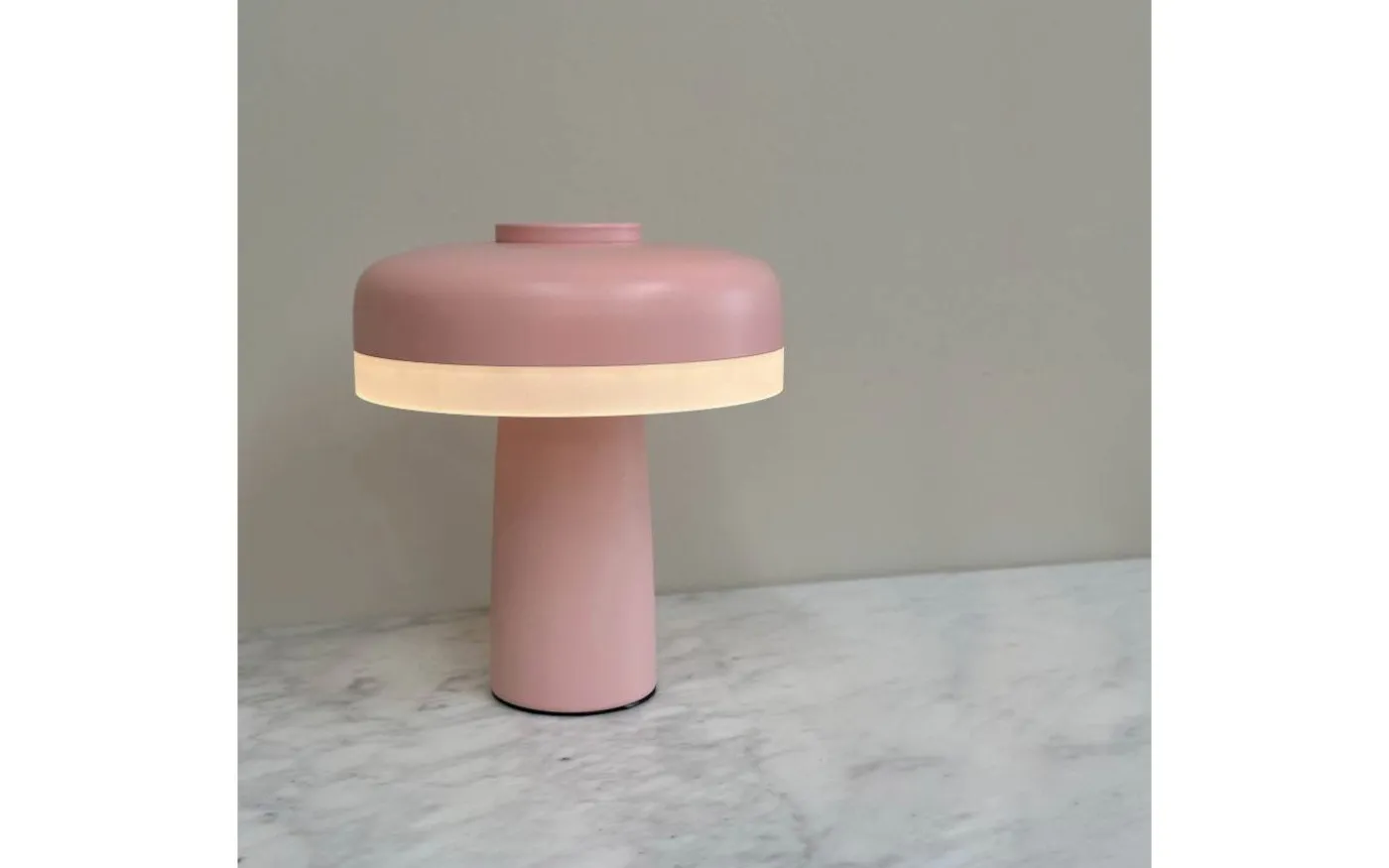 Porter Uppladdningsbar Bordslampa 16,5cm Rosa