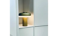 Porter Uppladdningsbar Bordslampa 16,5cm Metallic Grön