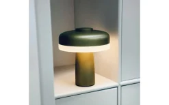Porter Uppladdningsbar Bordslampa 16,5cm Metallic Grön