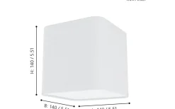 Posaderra Plafond 14cm Vit