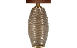Prag Bordslampa 79cm Brun