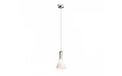 Pulire Kon Fönsterlampa Opalglas/Trä/Krom E14