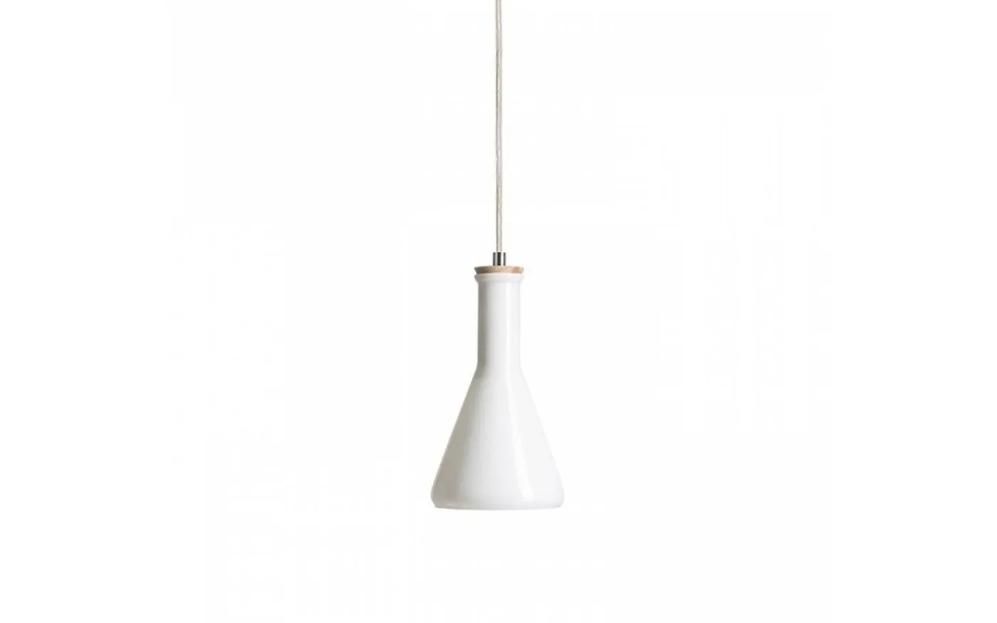 Pulire Kon Fönsterlampa Opalglas/Trä/Krom E14