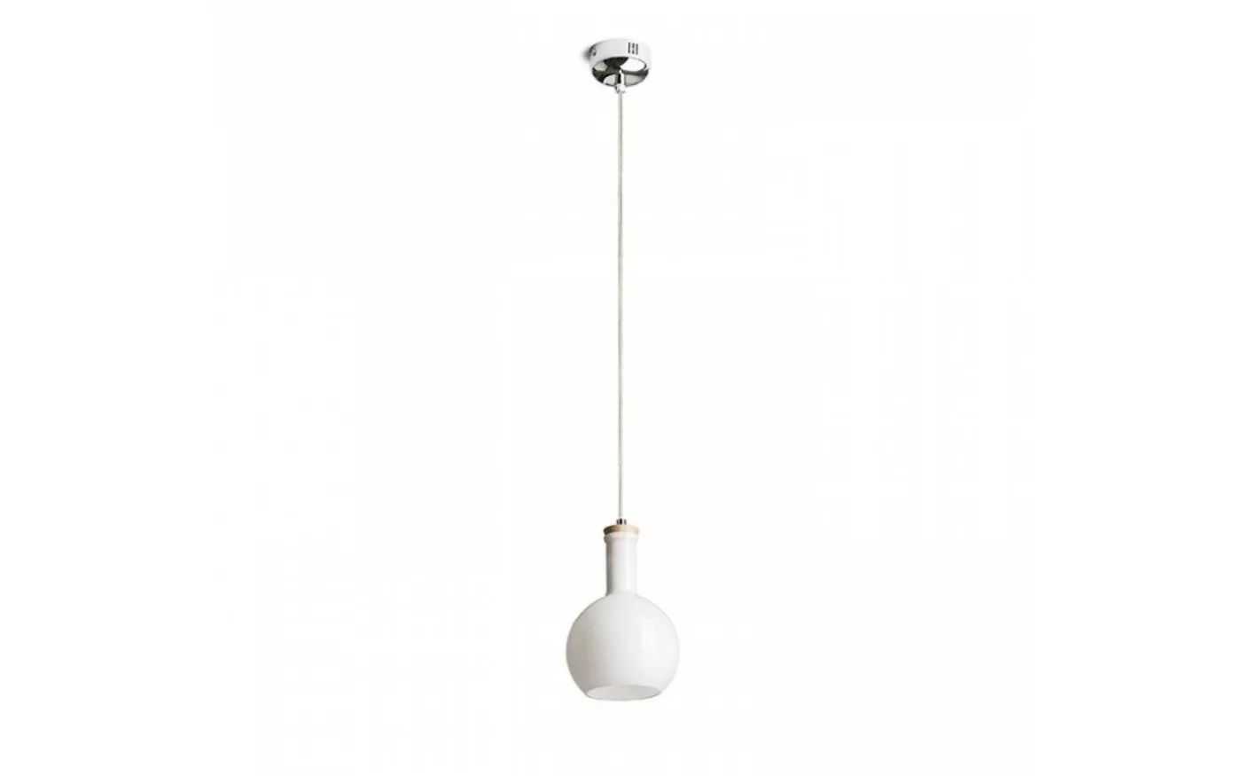 Pulire RD Fönsterlampa Opalglas/Trä/Krom E14