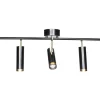Puls Takspotlight 110cm 5L Svart/Guld