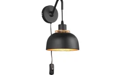 Punch Vägglampa E27 mattsvart