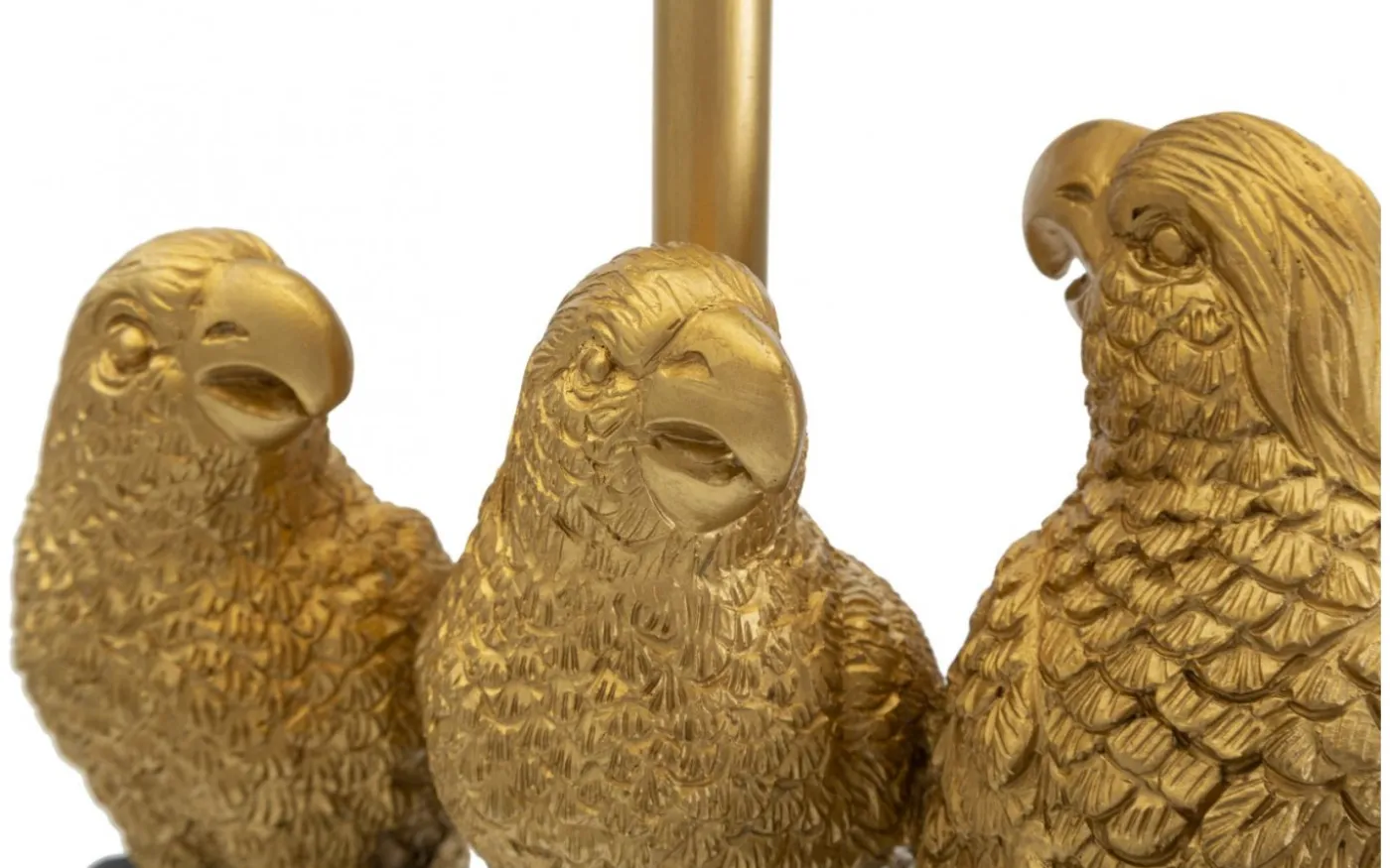 Punto Bordslampa Papegojor 62,5cm Guld/Svart
