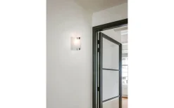 Pura Vägglampa 20cm E27 borstat stål
