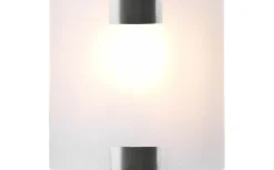 Pura Vägglampa 20cm E27 borstat stål