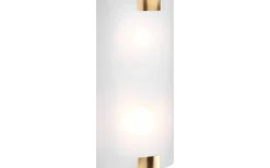 Pura Vägglampa 40cm 2xE27 antikmässing