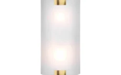 Pura Vägglampa 40cm 2xE27 antikmässing
