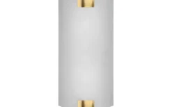 Pura Vägglampa 40cm 2xE27 antikmässing