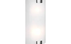 Pura Vägglampa 40cm 2xE27 borstat stål