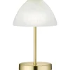 Queen Bordslampa LED matt mässing