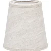 Queen Lampskärm Ø10cm Lin Ljus Beige