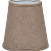 Queen Lampskärm Ø10cm Lin Mocca