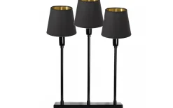 Queen Mini Lampskärm Ø10cm Svart/Guld