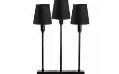 Queen Mini Lampskärm Sammet Ø10cm Svart