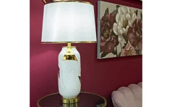 Quick Bordslampa 70cm Vit/Guld