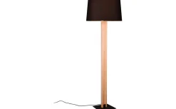 Rahul Golvlampa LED + E27 trä/svart