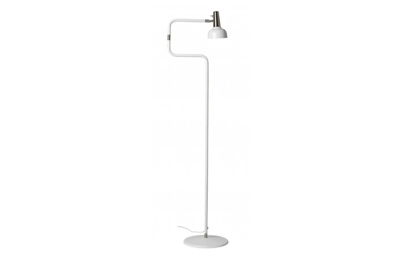 Ray Golvlampa 127cm Vit/Nickel