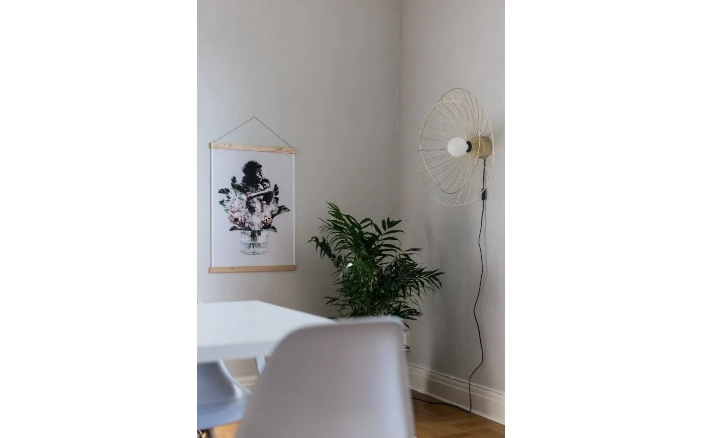 Ray Plafond/Vägglampa 60cm Mässing