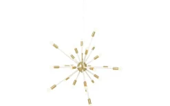 Ray Taklampa 90cm Vit/Mässing
