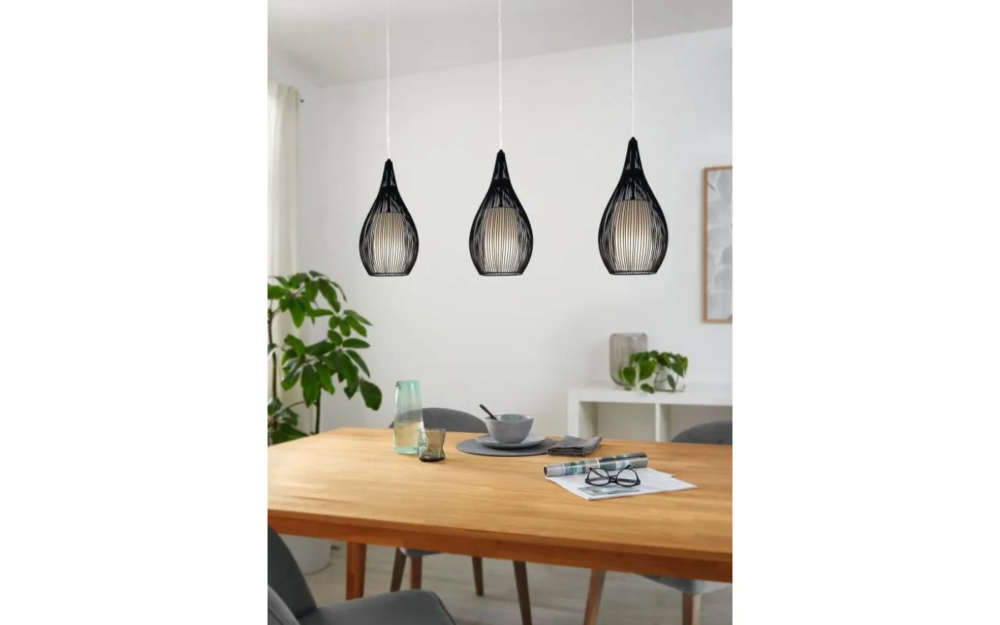 Razoni Taklampa 99cm Svart
