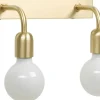 Regal 2L Vägglampa Badrum IP44 Mässing
