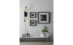 Regal Vägglampa 70cm Svartstruktur