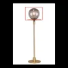 Reservglas Art Deco Bordslampa Mässing/Rök