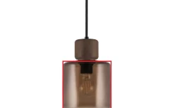 Reservglas till Dot Fönsterlampa 15cm Brun
