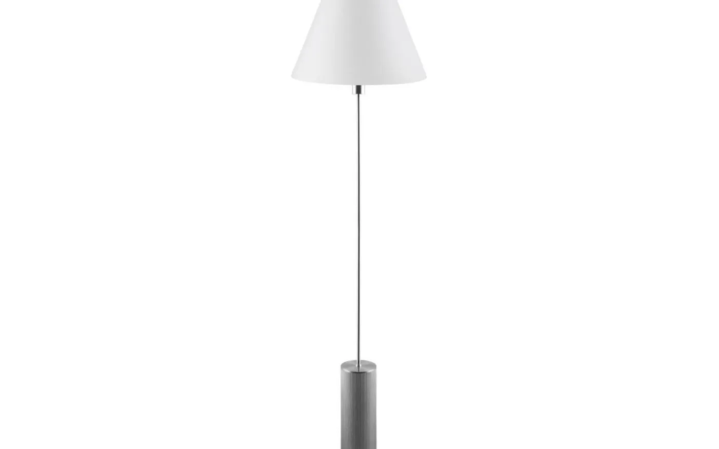 Rib Golvfot 129cm Borstad Stål