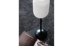 Riflet Bordslampa 52cm Opal/Svart