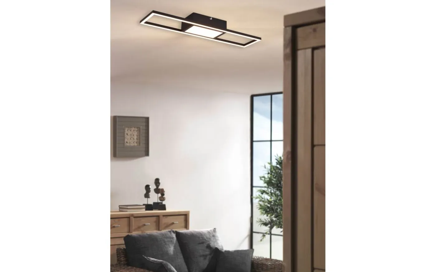 Rigido Plafond LED mattsvart