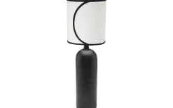 Riley Bordslampa 59cm Ava Offwhite/Svart