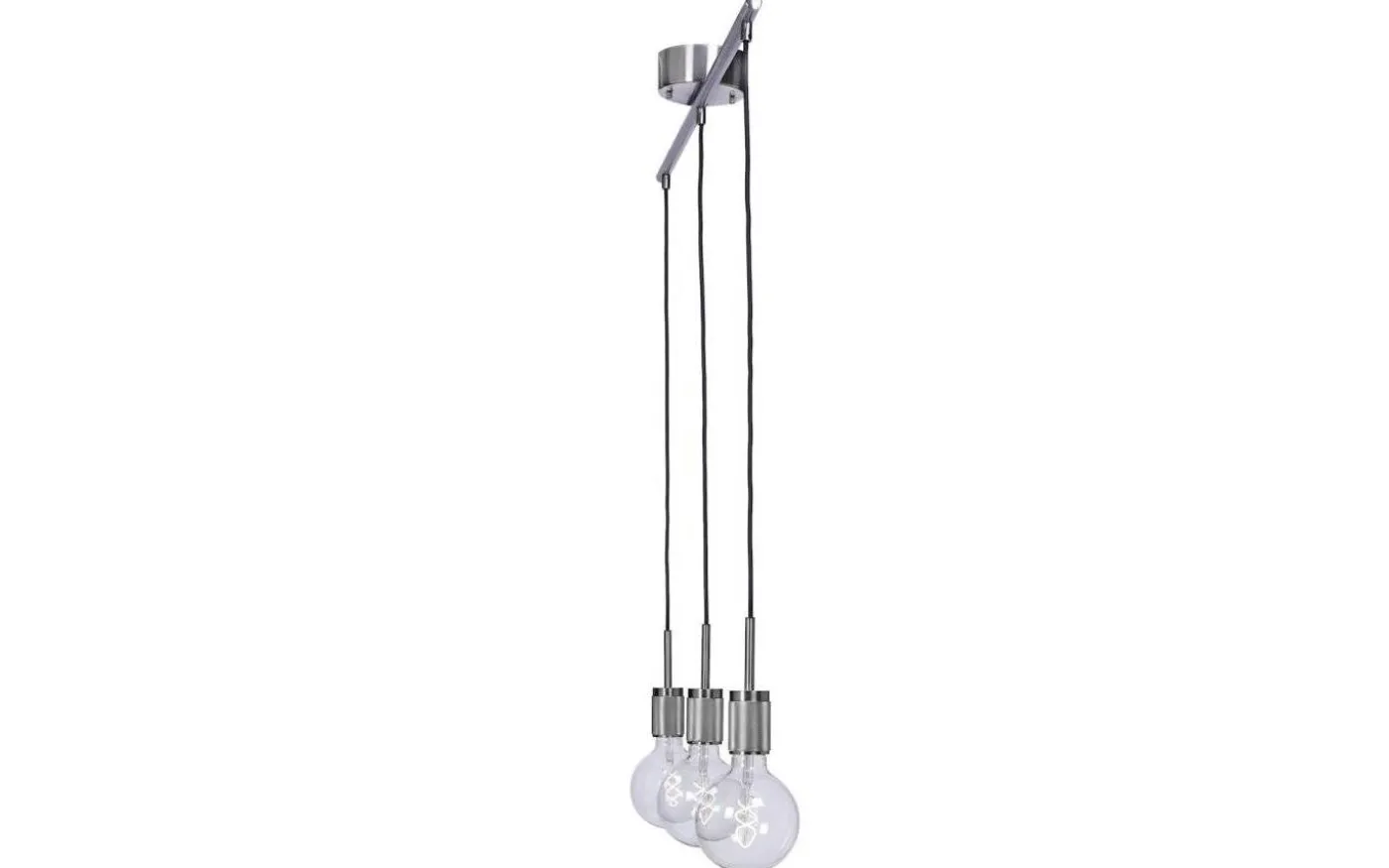 Rille Taklampa 3L 85cm Borstad Krom