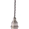 Ringupphäng U18 Grå kabel, Nickel