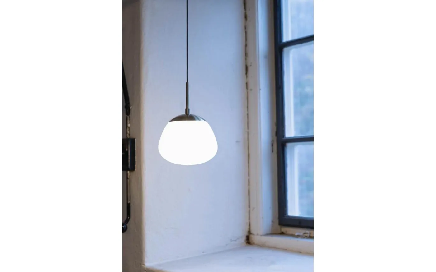 Rise Fönsterlampa 18cm Vit/Antikmässing