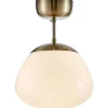 Rise Plafond 25cm Vit/Antikmässing