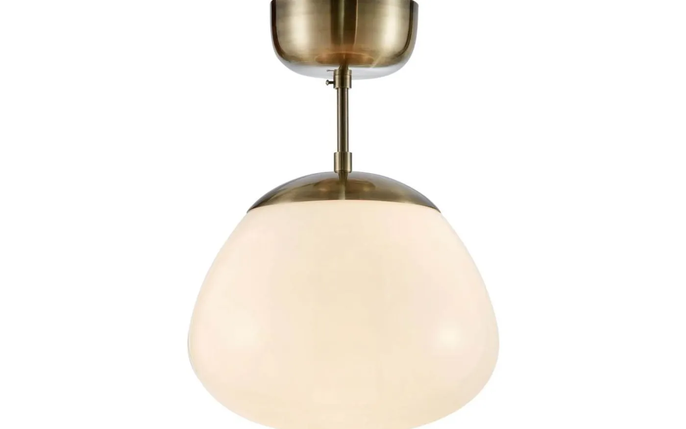 Rise Plafond 25cm Vit/Antikmässing