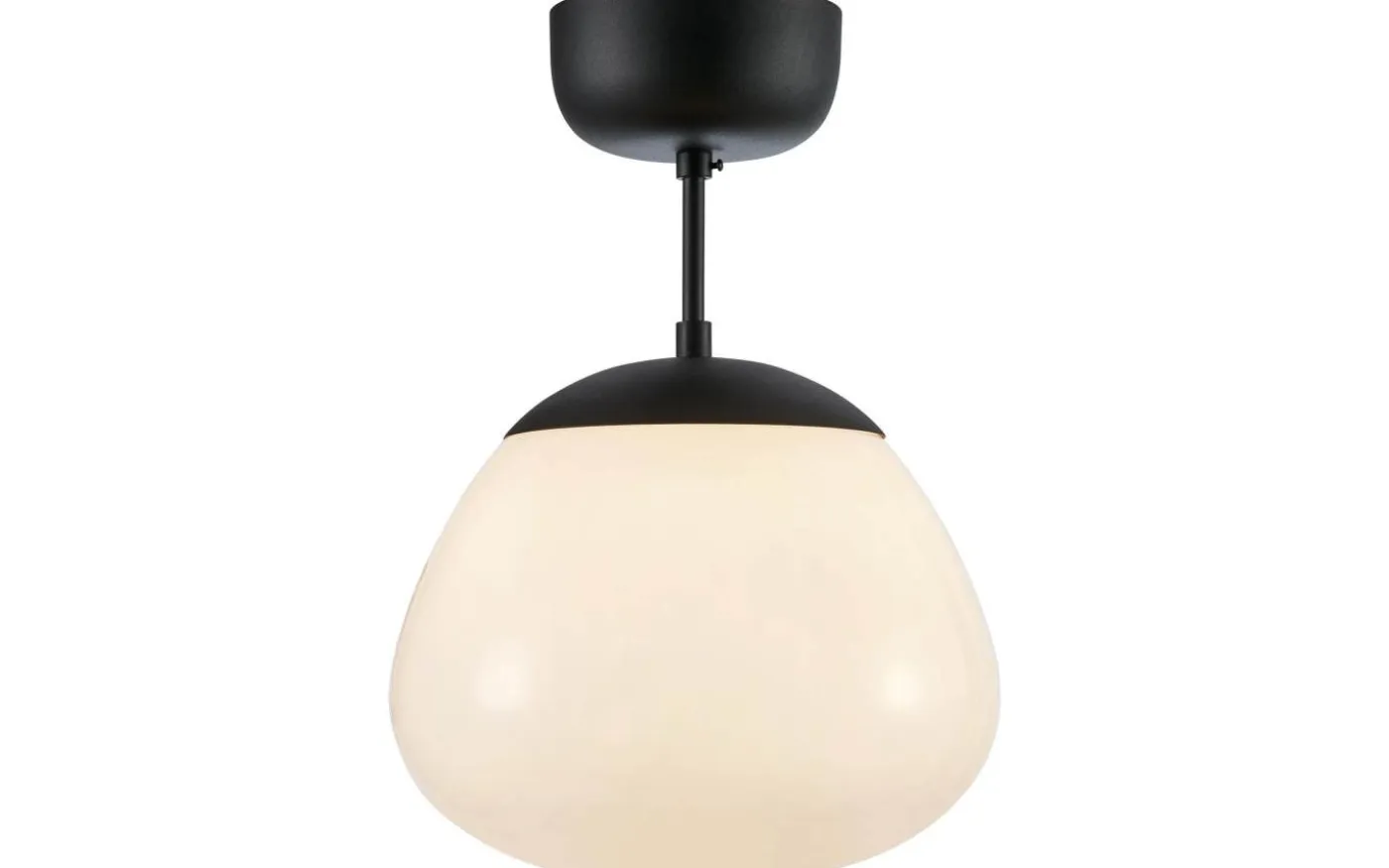 Rise Plafond 25cm Vit/Svart